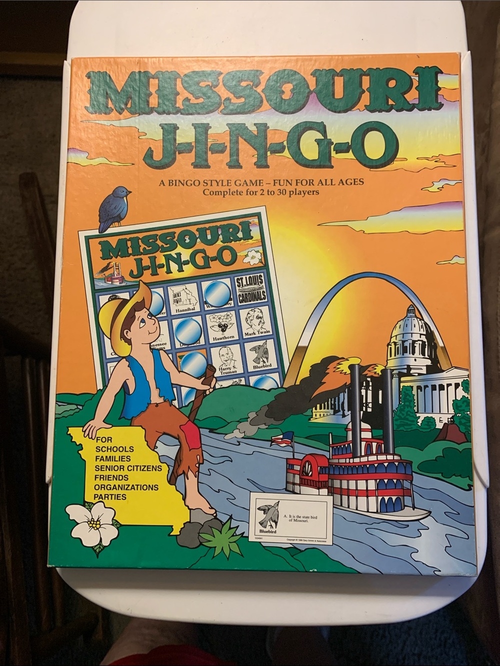 Missouri Jingo Family Bingo Game - Orange
